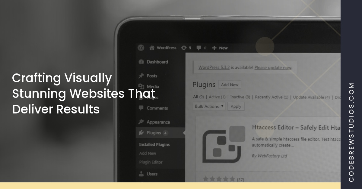 Crafting Visually Stunning Websites That Deliver Results
