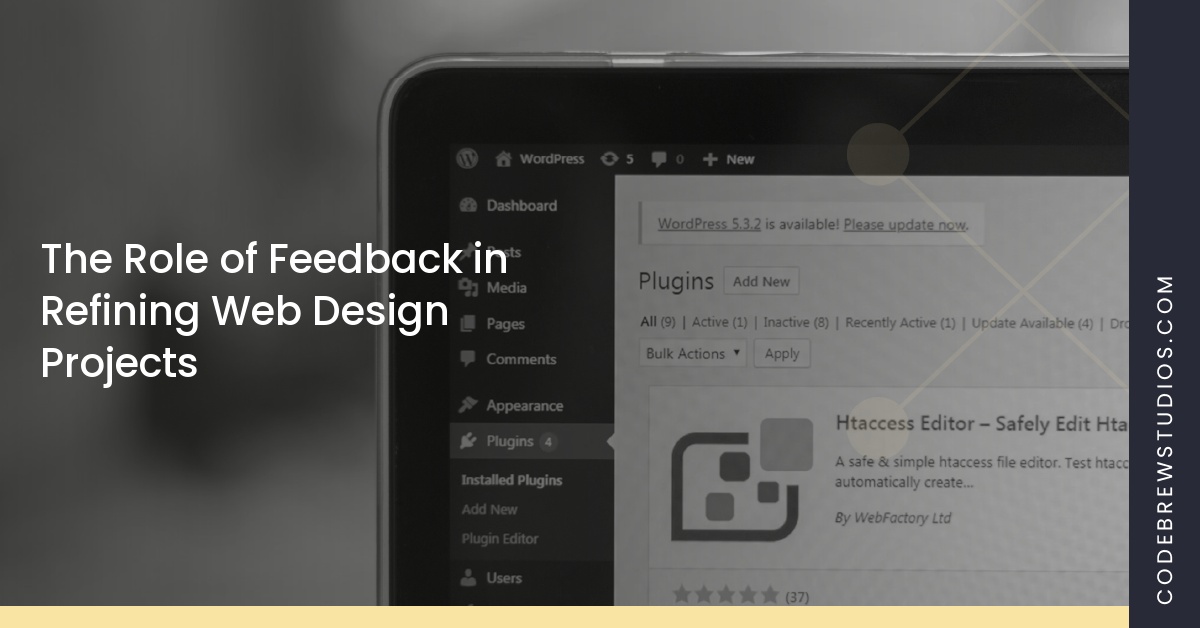 The Role of Feedback in Refining Web Design Projects